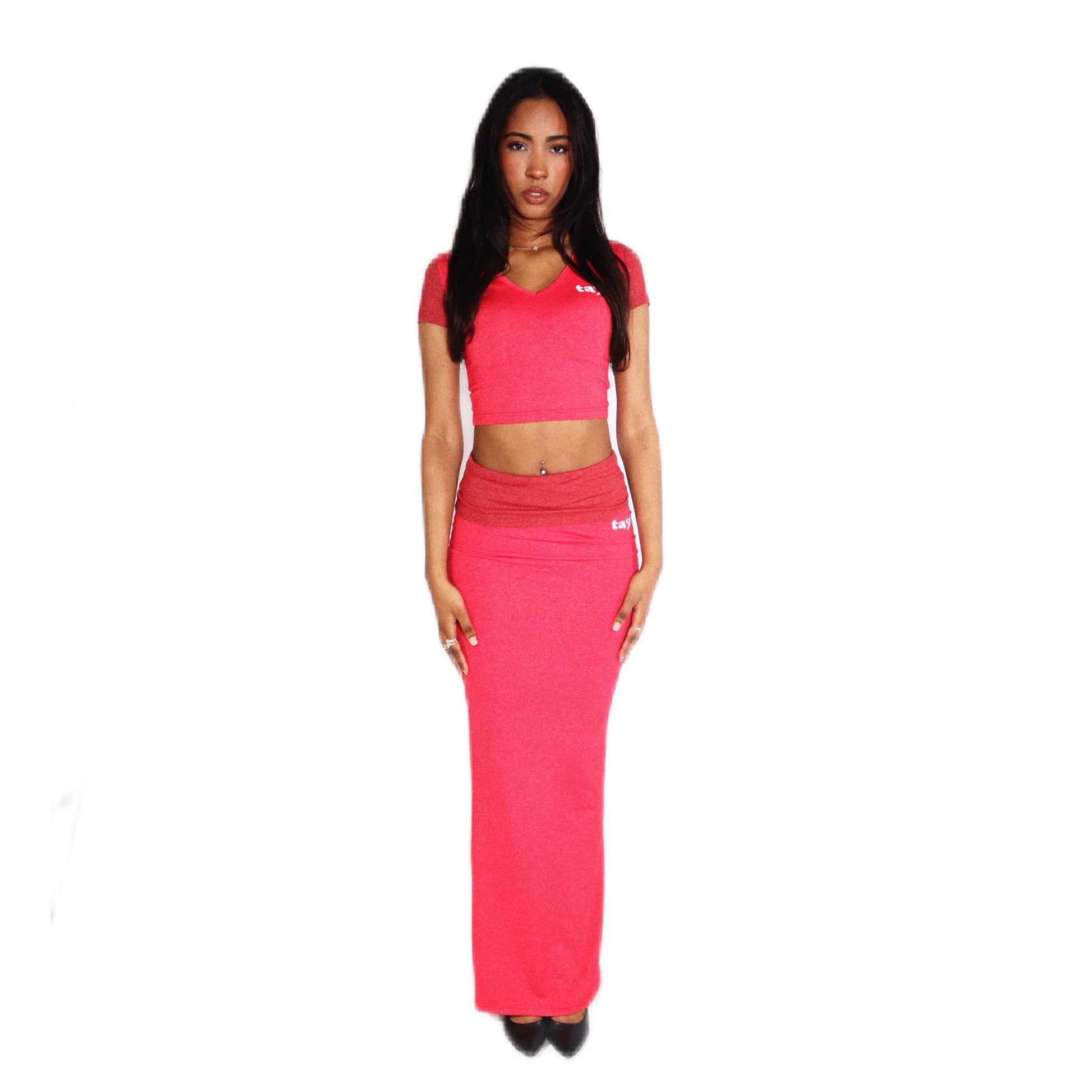 Red T.A.Y Skirt