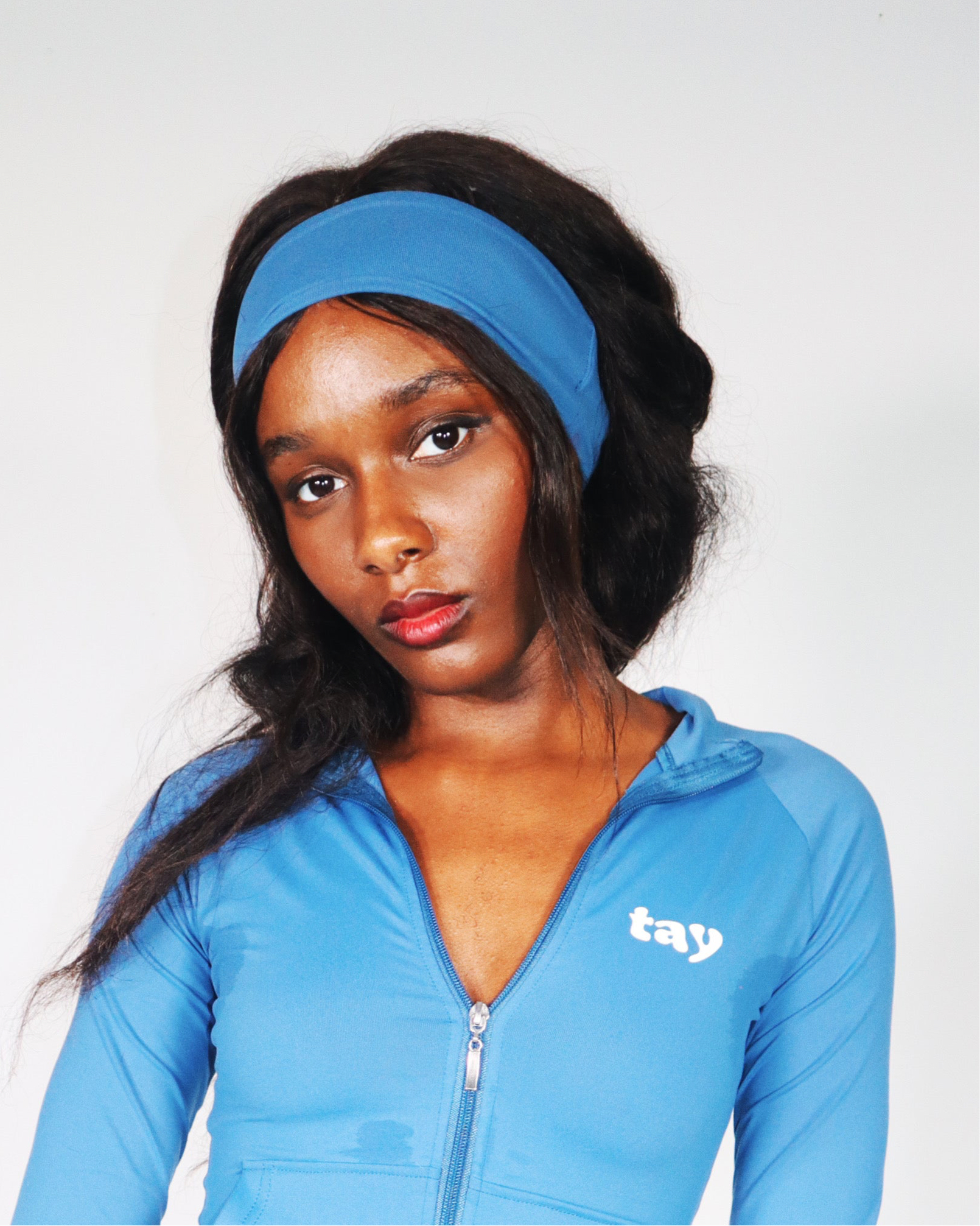 blue headband
