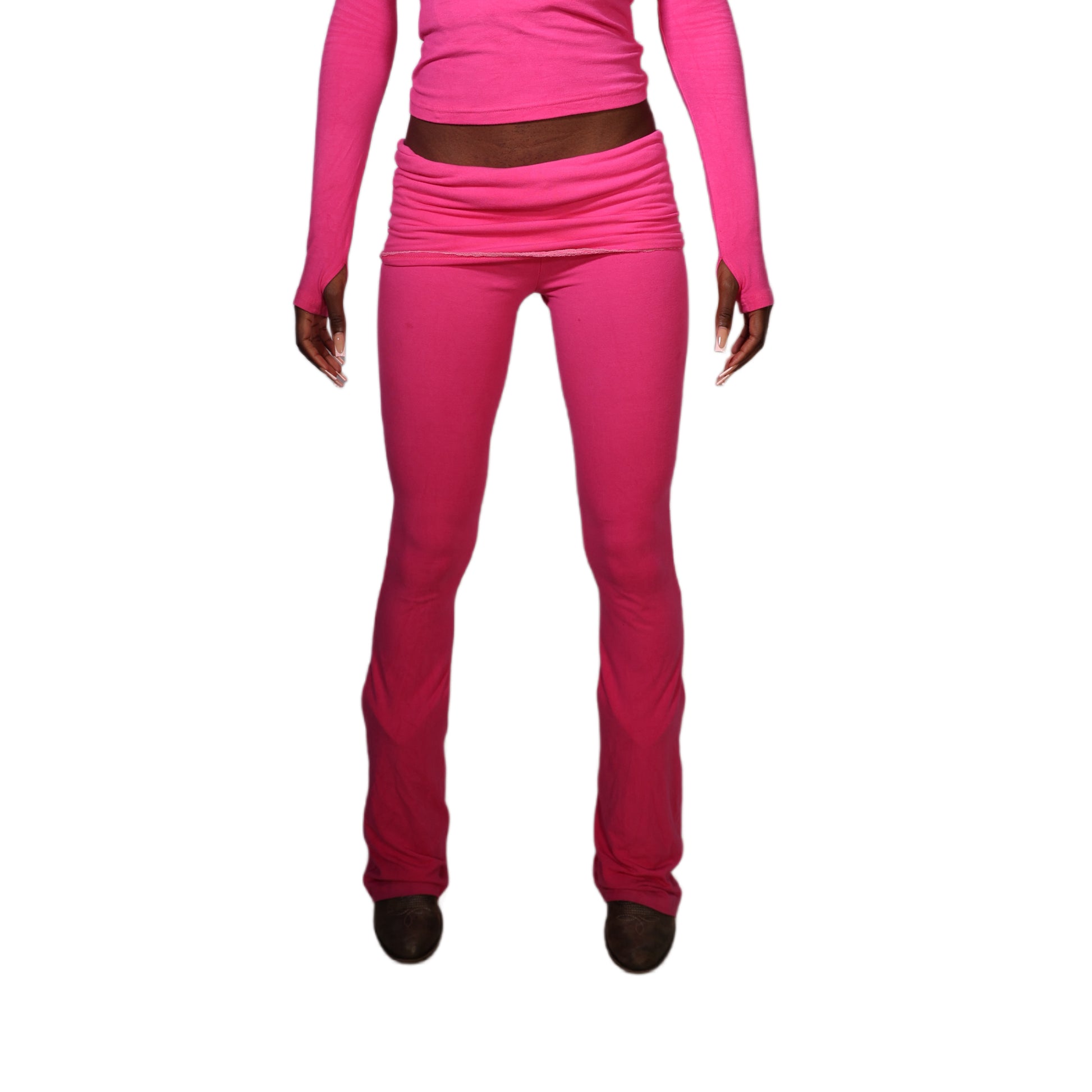 Hot Pink Essentials Basics Leggings