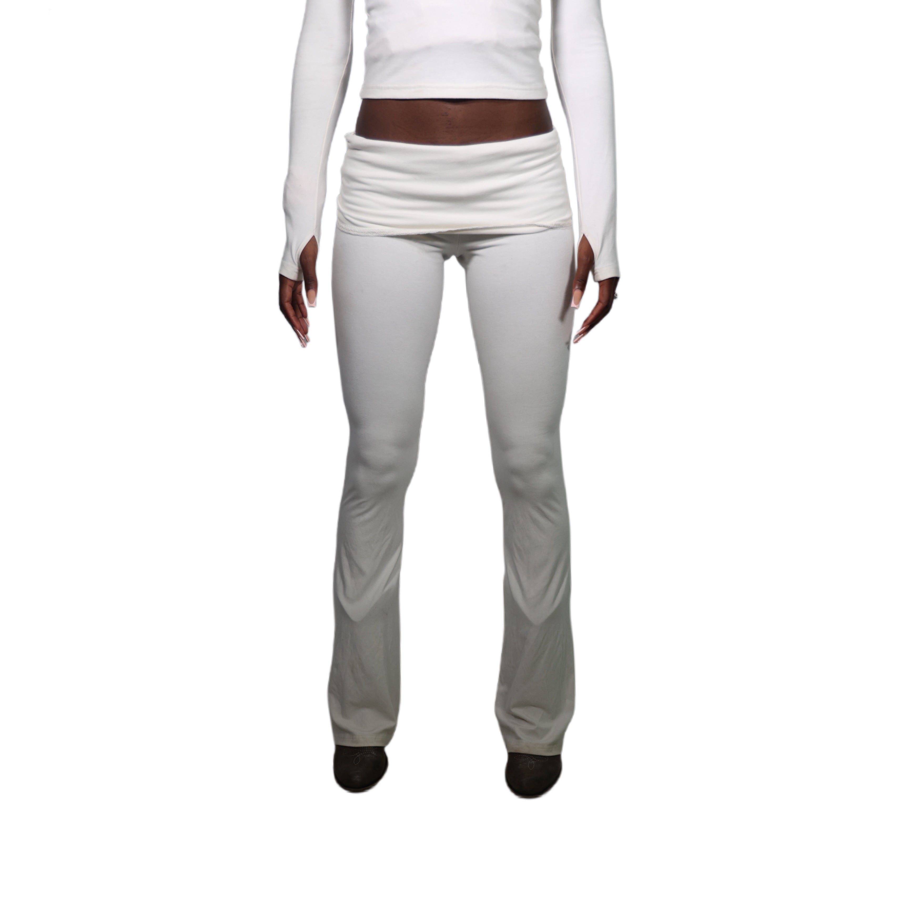 White Essentials Basics Leggings