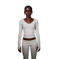 White Essentials Basics Long Sleeve