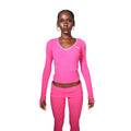 Hot Pink Essentials Basics Long Sleeve