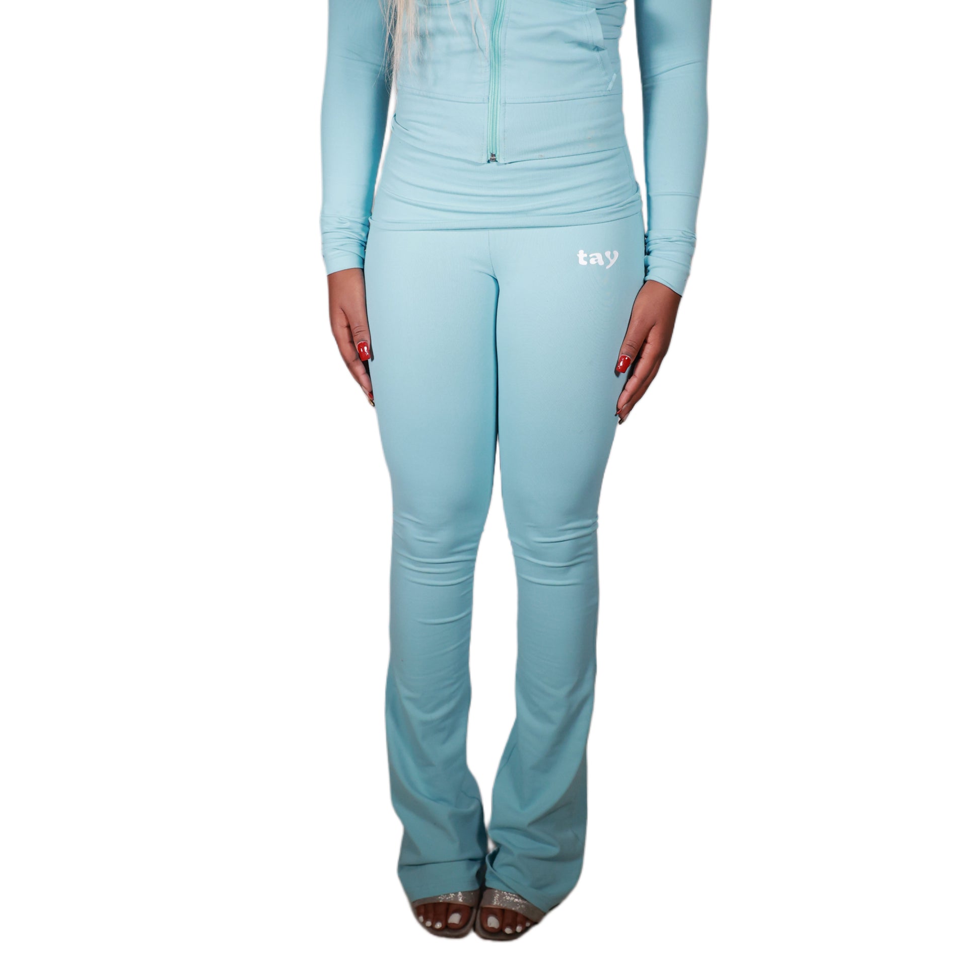 light blue tay leggings