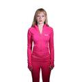 "confidence" hot pink T.A.Y jacket
