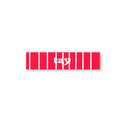 "RED" STRIPED TAY HEADBAND