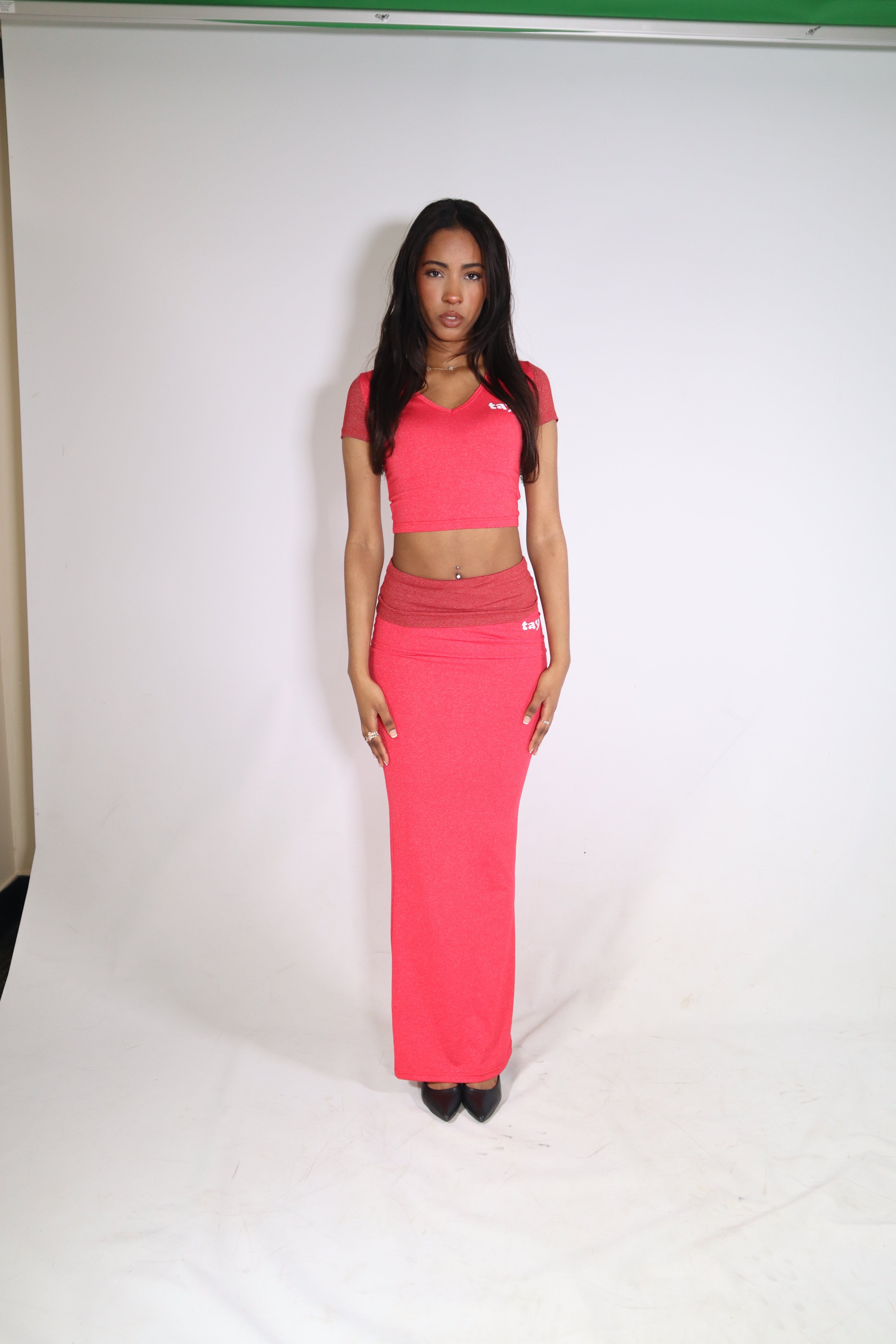 Red T.A.Y Skirt